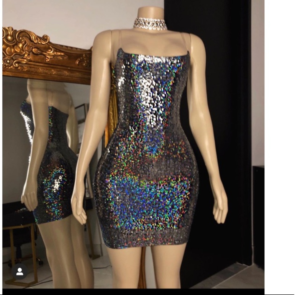 Delicious SHELLY Holographic Dress💎